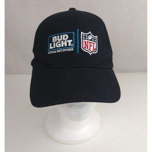 NFL Bud Light Blue Embroidered Snapback Baseball Cap